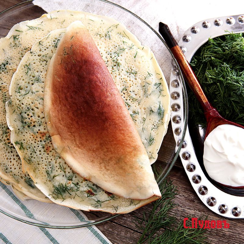 Зеленые блины: Простое и вкусное угощение для любой поры года