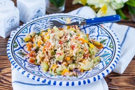Легкость на кухне: овощи с кус-кусом для здоровья и хорошего настроения