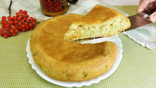 Заливной пирог с капустой: простой и вкусный ужин на сковороде