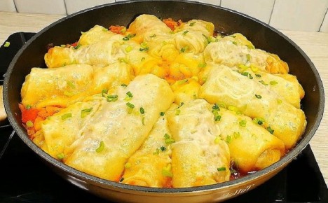 Новые горизонты привычных блюд: сочные рулетики без капусты