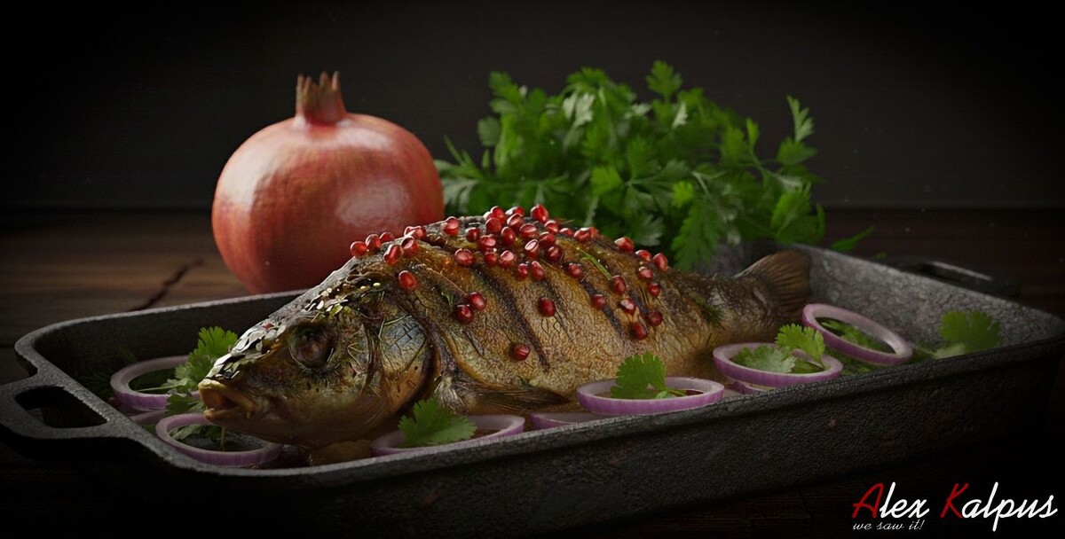 Усач с гранатом и орехом: волшебство грузинской кухни