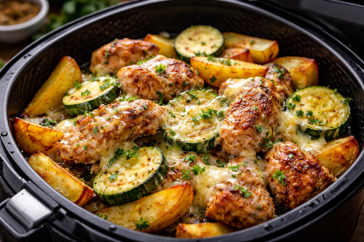 Ужин в аэрогриле: быстрые и вкусные решения из имеющихся продуктов