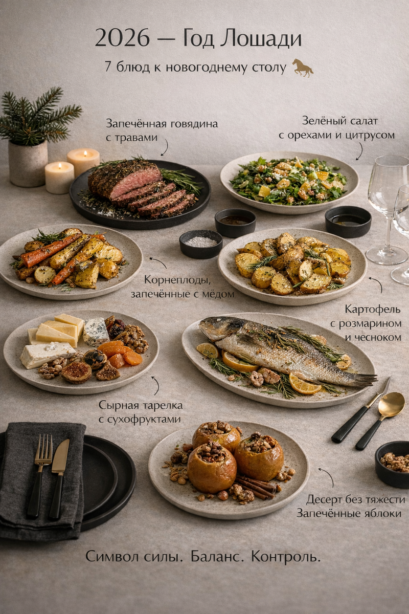 Идеи для новогоднего стола в 2026 году: восемь угощений, которые вдохновят