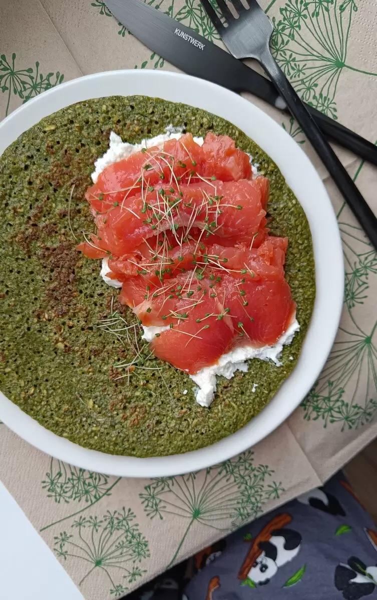 Шпинатный овсяноблин: здоровье и вдохновение на вашей тарелке