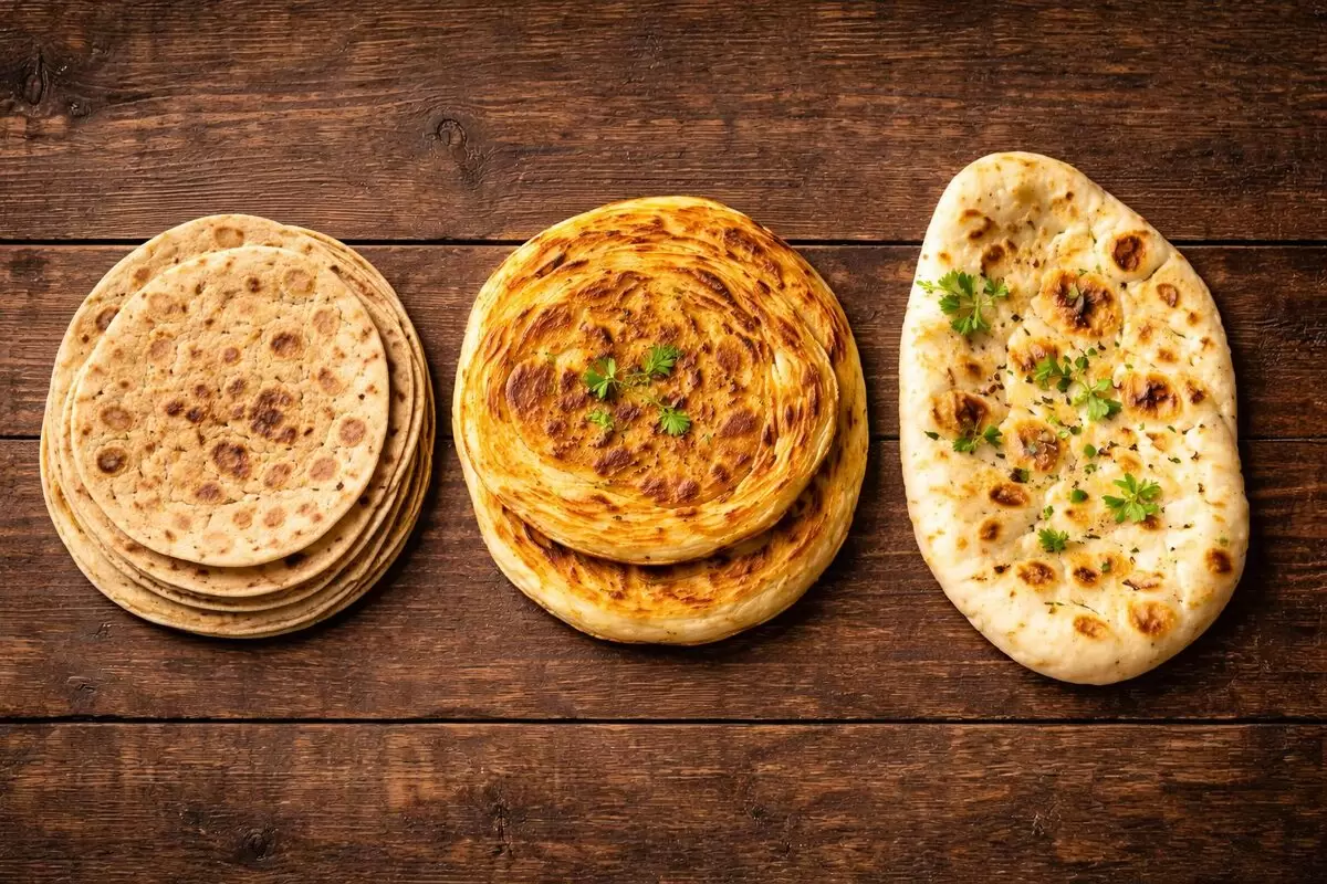 Мир индийских лепешек: что стоит знать о чапати, парате и наане