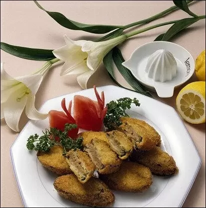 Куриные зразы с грибной начинкой