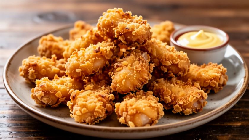 Хрустящие куриные кусочки: идеальное решение для ленивых вечеров